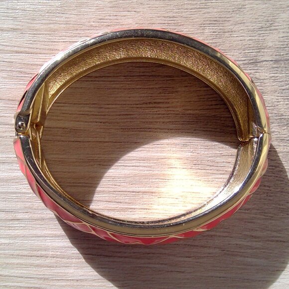 Barbie Pink Enamel Cuff - Picture 2 of 3